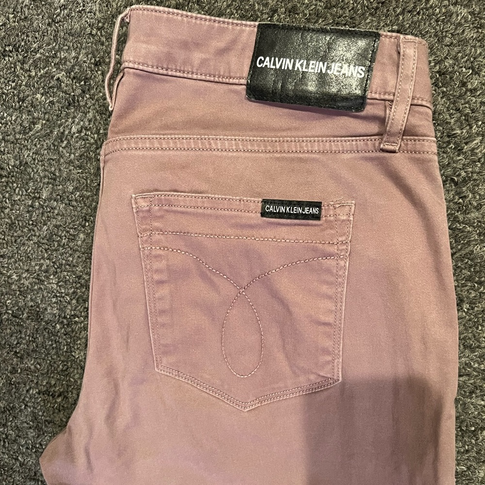 Calvin Klein - Purple Skinny Ankle Pants - 8